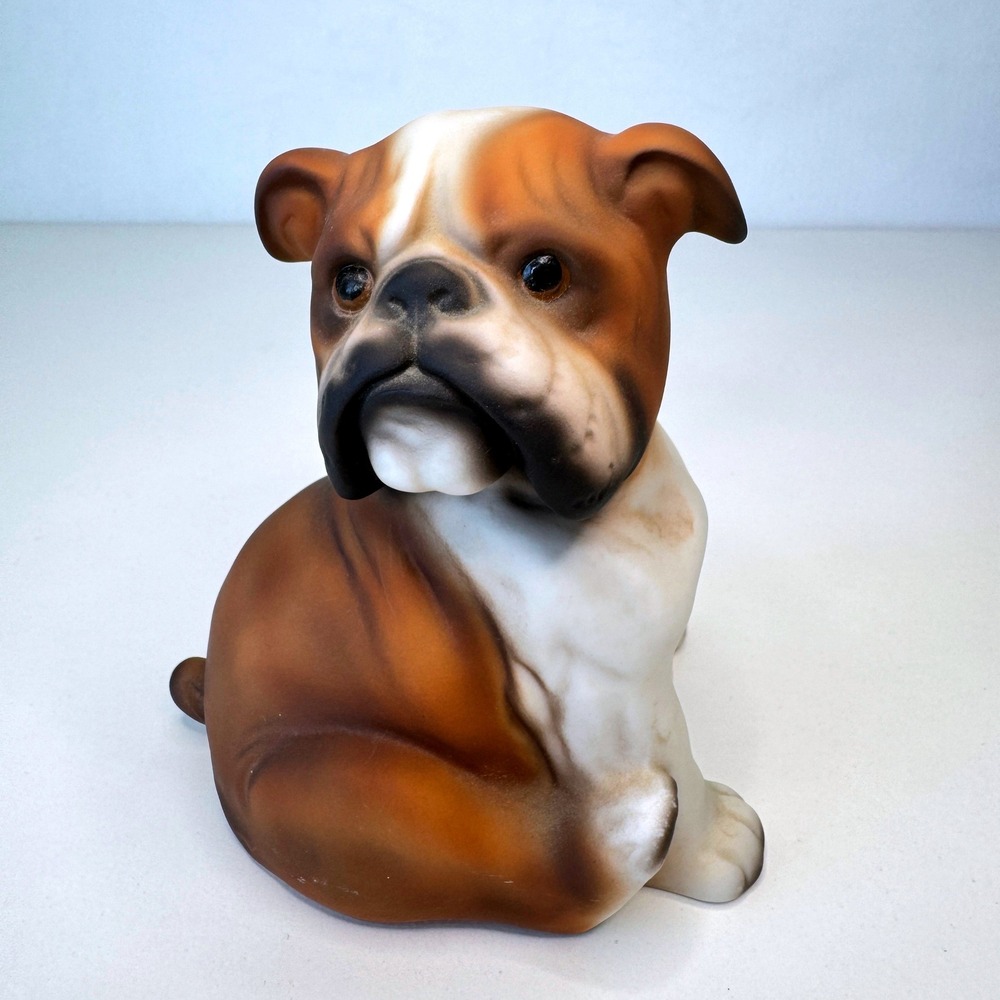 ENGLISH BULLDOG Harvey Knox Kingdom Vintage Figurine Japan